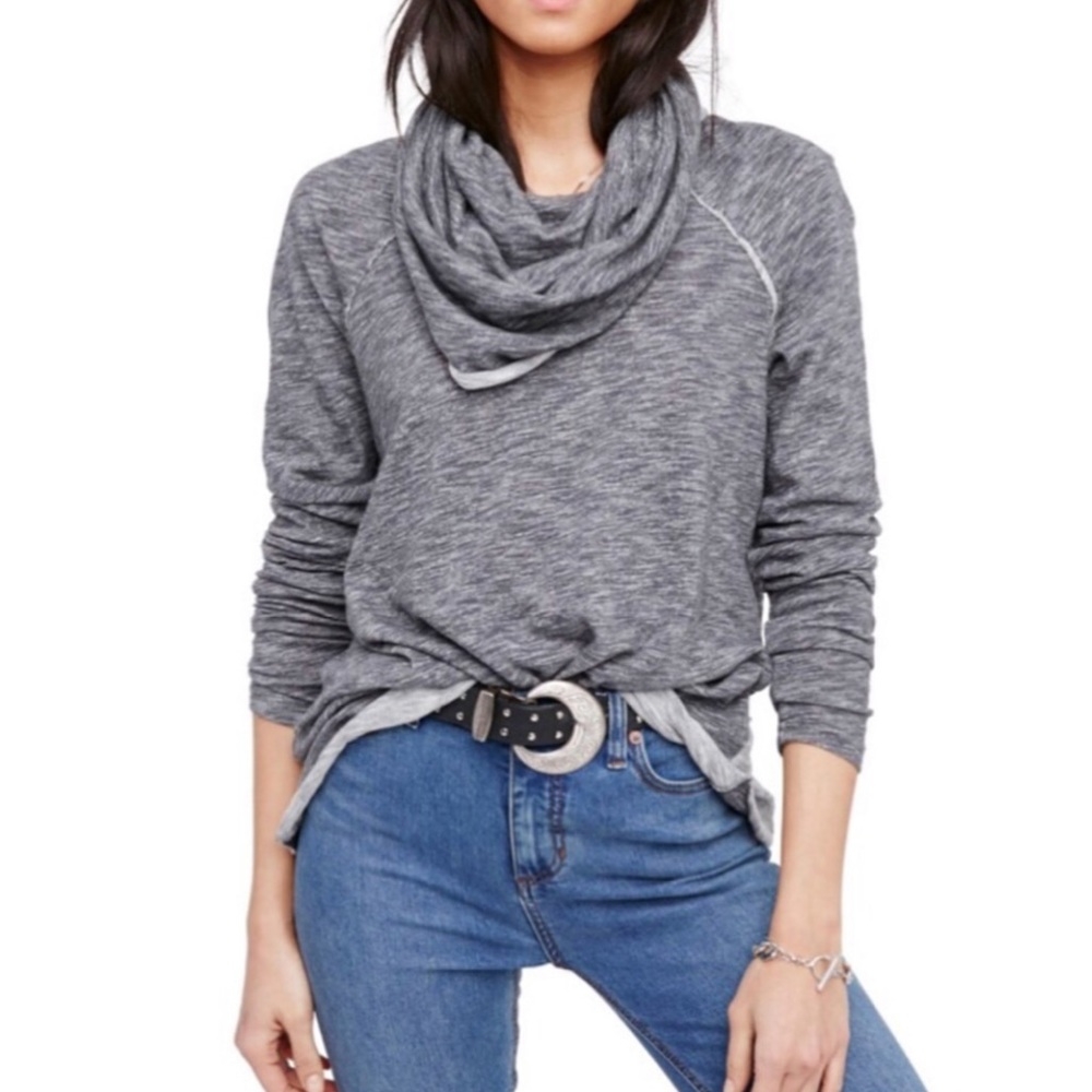 Free people cowl neck top